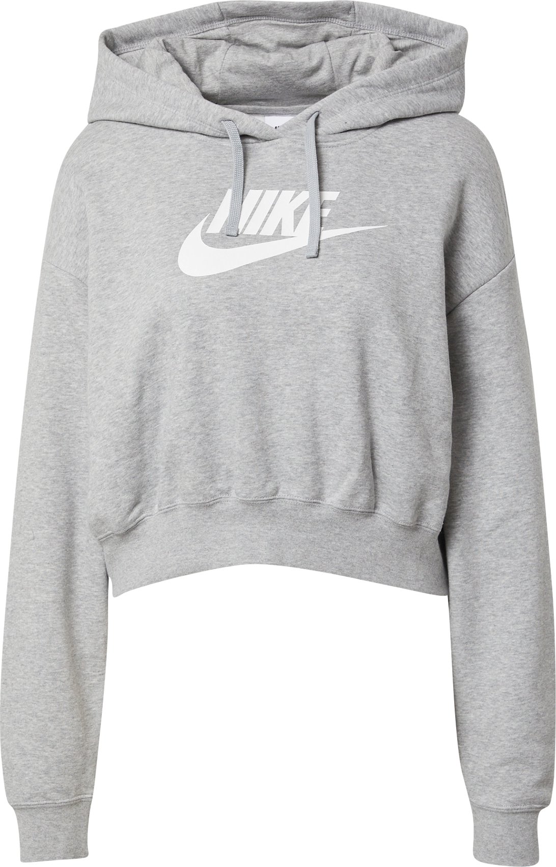 Mikina Nike Sportswear šedý melír / bílá