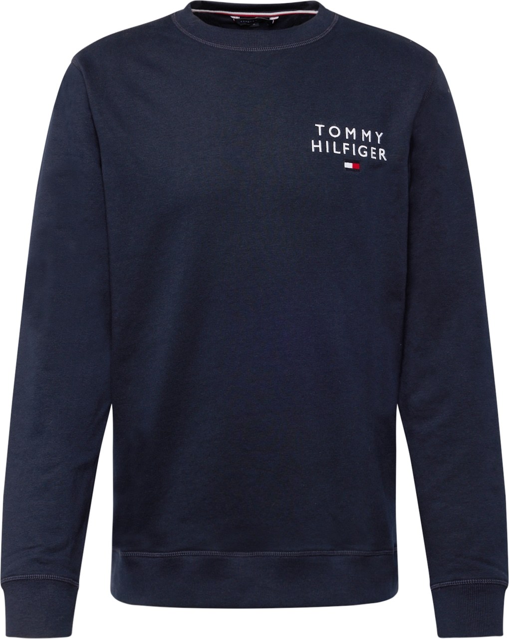 Mikina Tommy Hilfiger Underwear tmavě modrá / červená / bílá