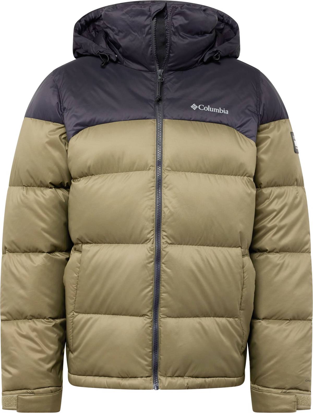 Outdoorová bunda Columbia khaki / černá / bílá