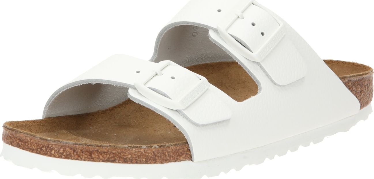 Pantofle Birkenstock bílá