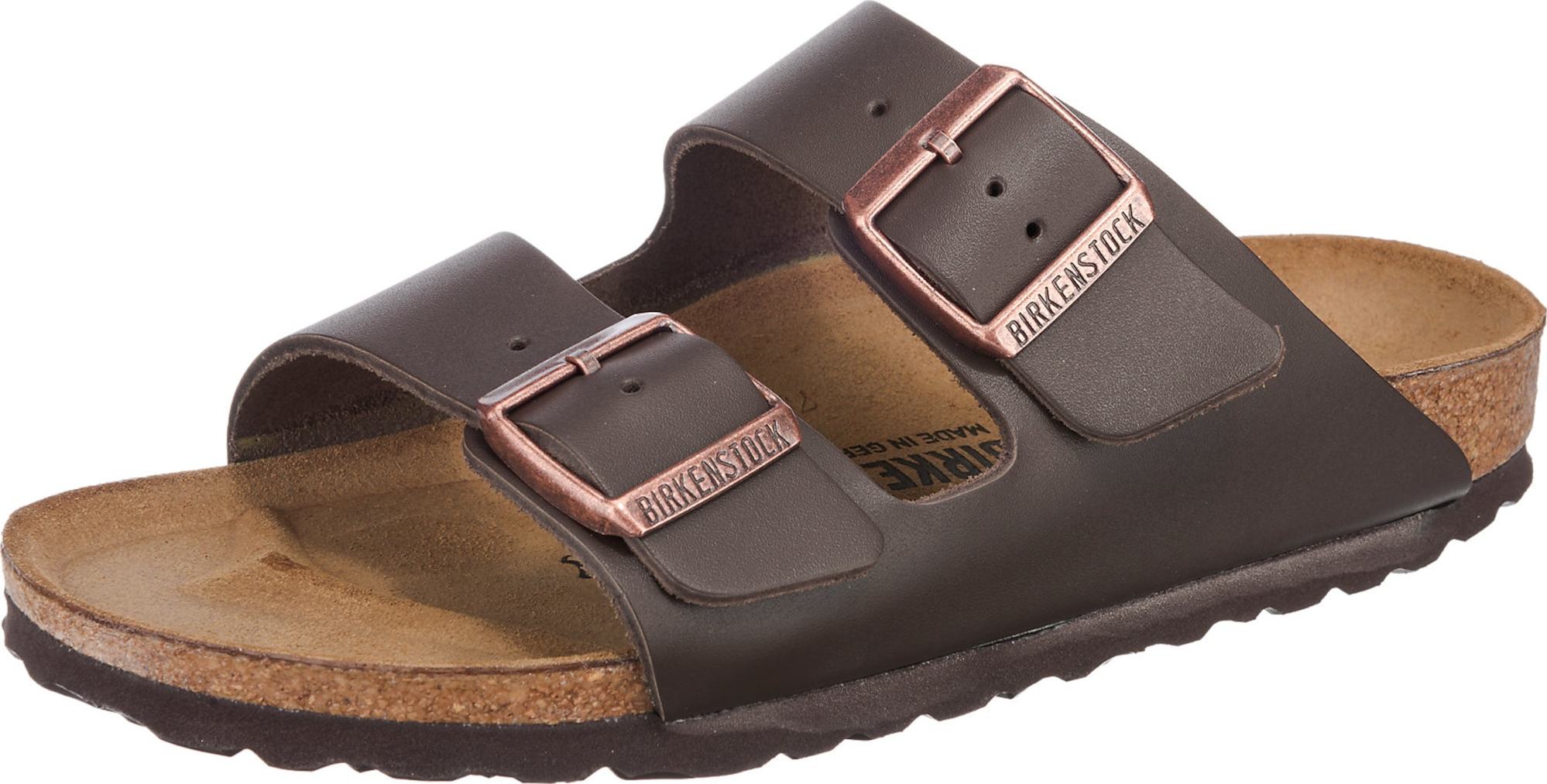 Pantofle Birkenstock hnědá