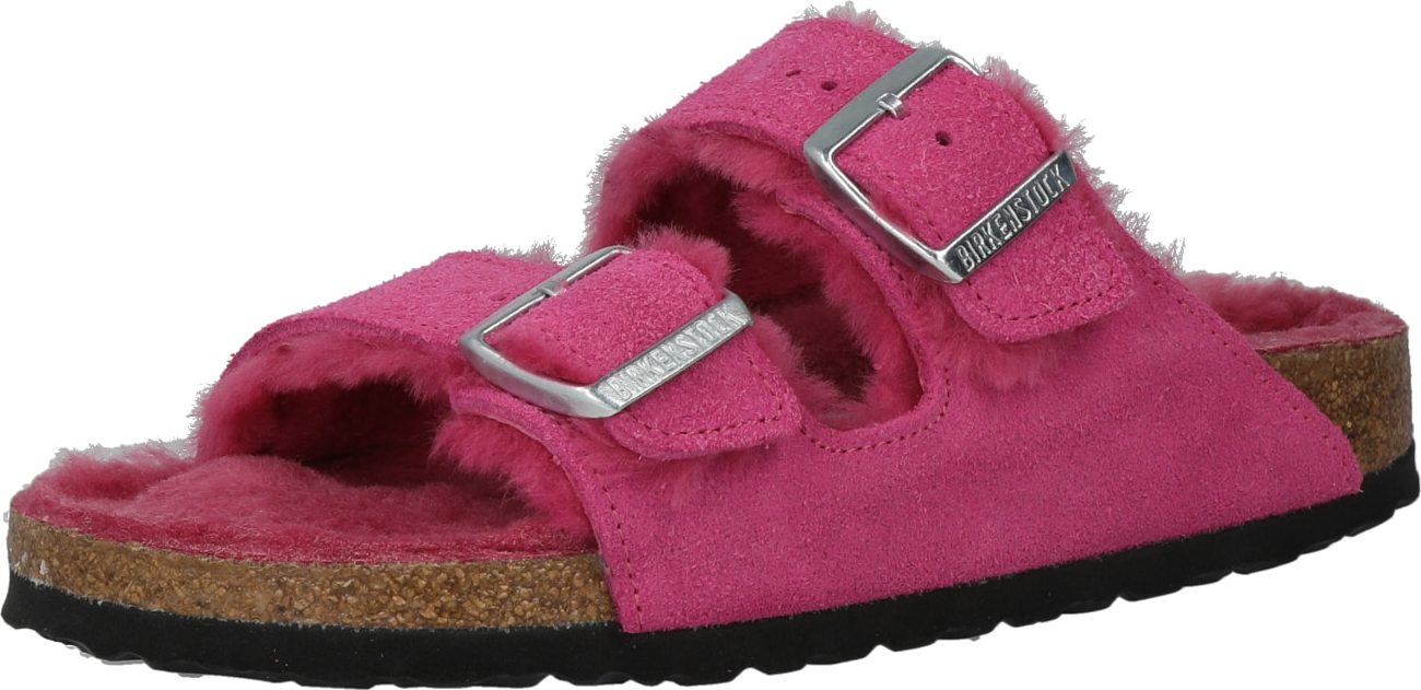 Pantofle 'Arizona' Birkenstock fuchsiová