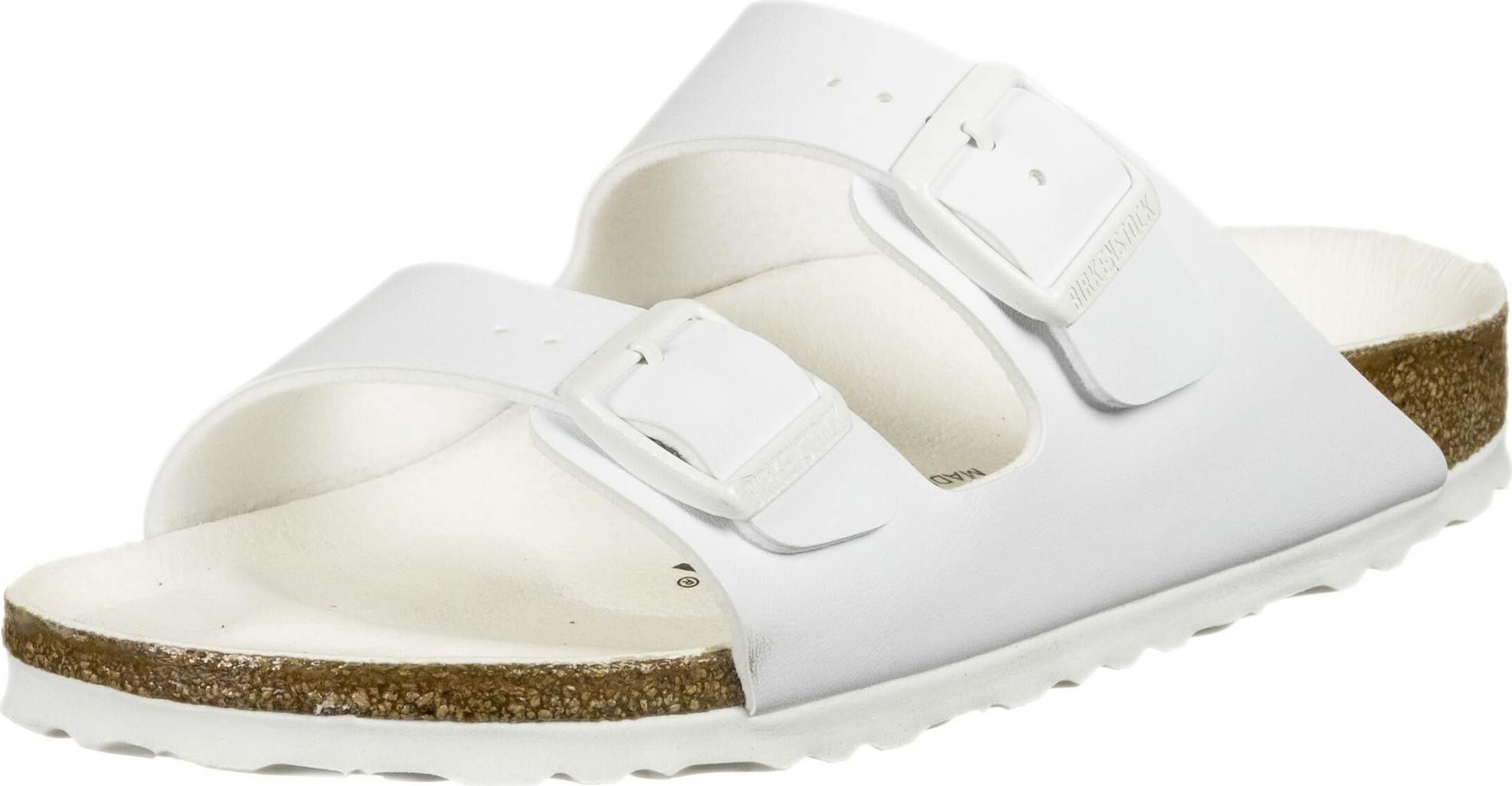 Pantofle 'Arizona' Birkenstock přírodní bílá