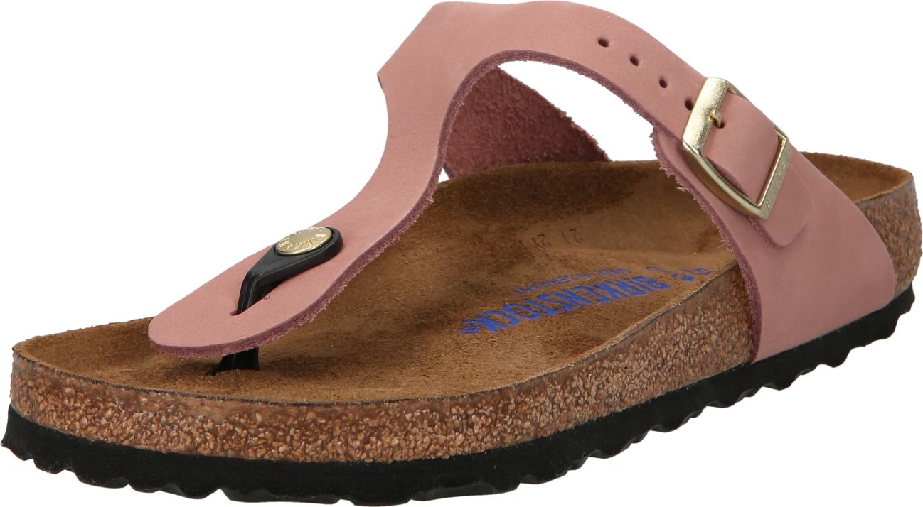 Pantofle 'Gizeh' Birkenstock růžová