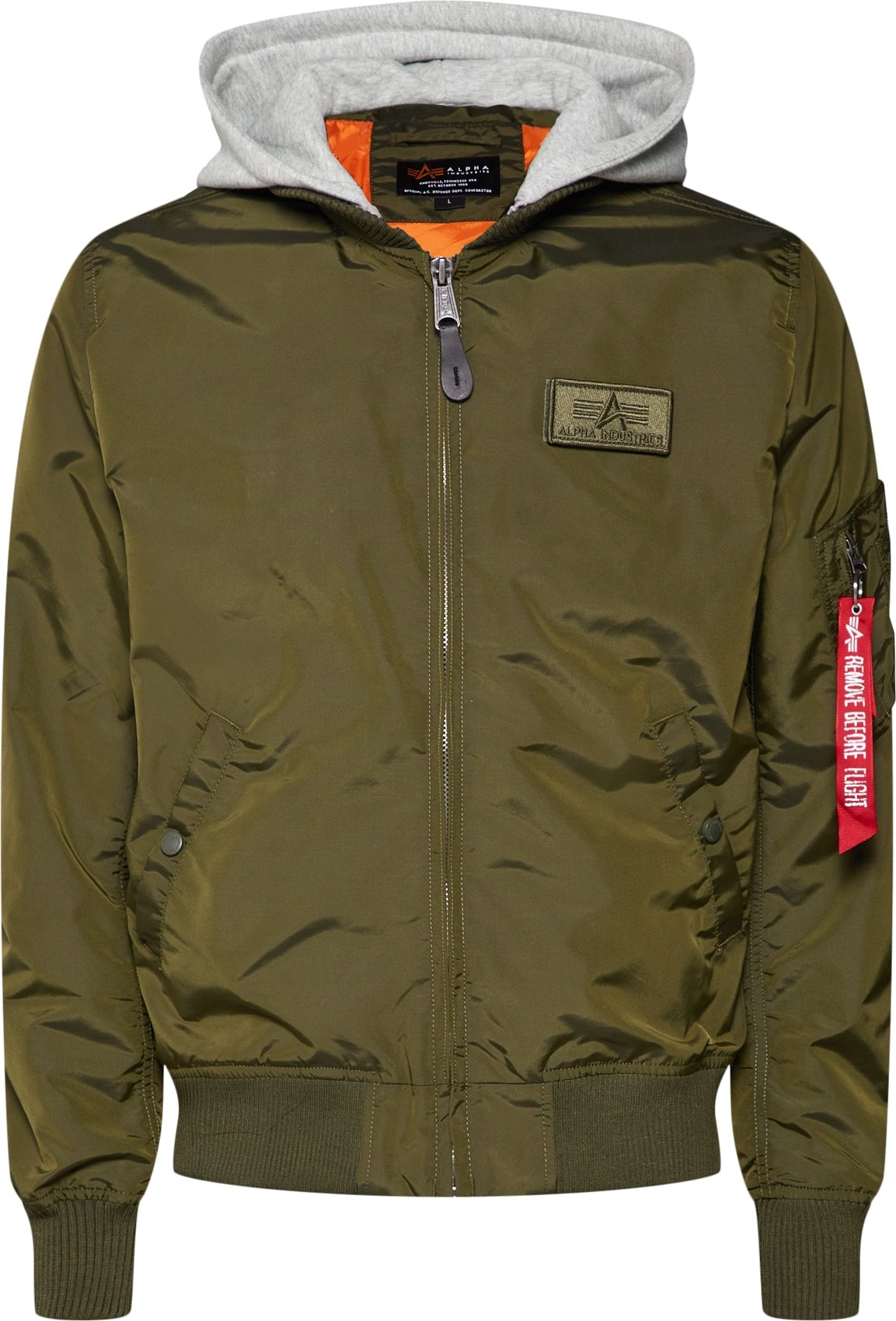 Přechodná bunda alpha industries khaki