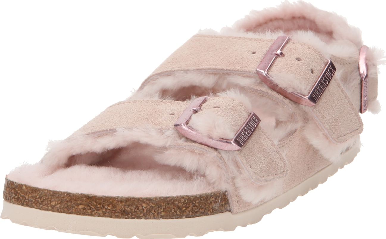 Sandály 'Milano' Birkenstock pastelově růžová