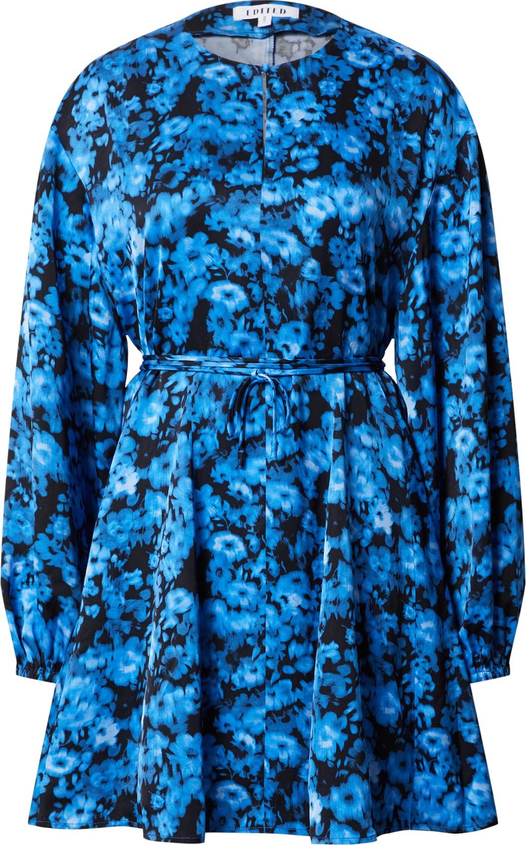 Šaty 'Jeanette' EDITED modrá / černá