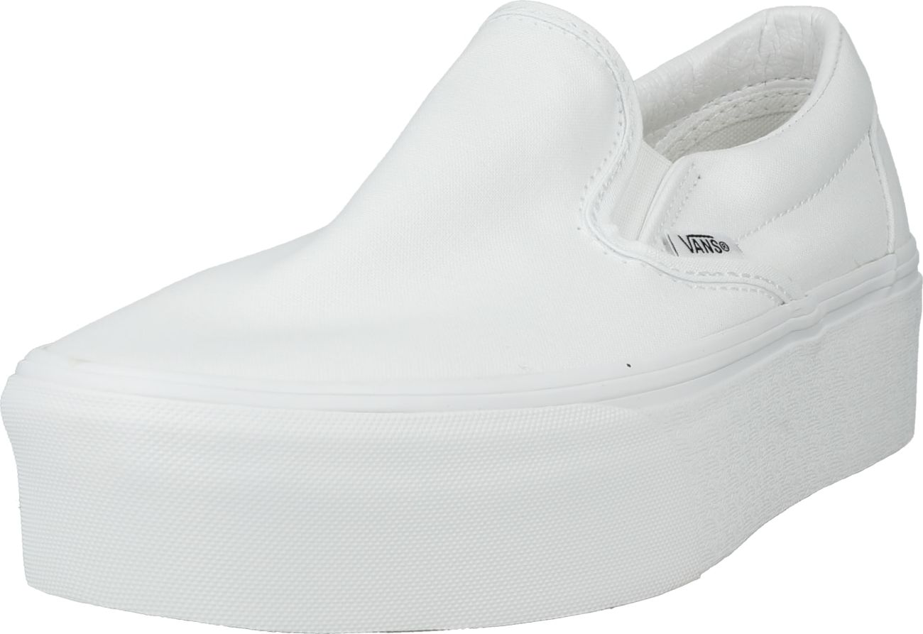 Slip on boty Vans bílá