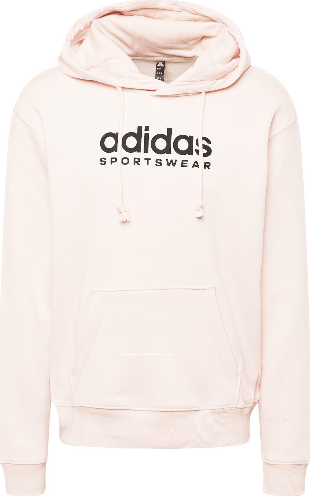 Sportovní mikina ADIDAS SPORTSWEAR tělová / černá