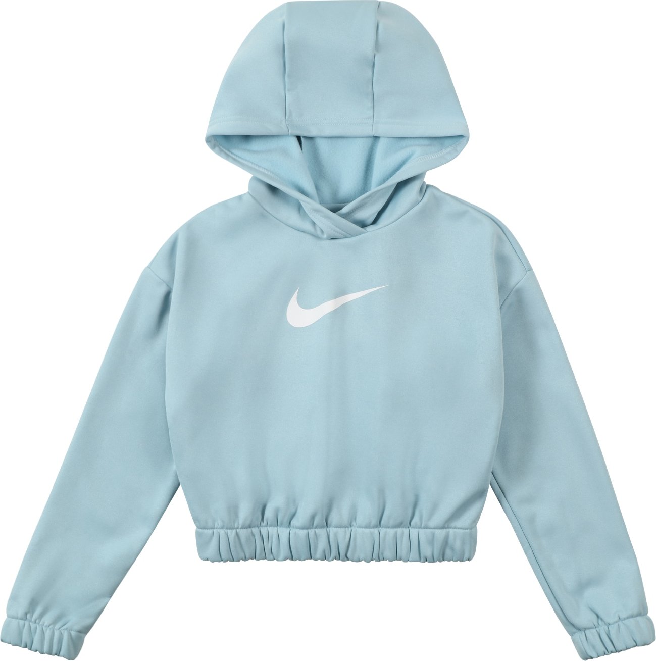 Sportovní mikina Nike světlemodrá / bílá