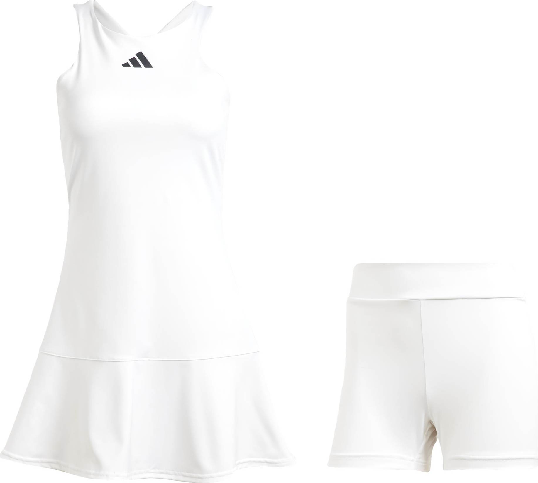 Sportovní šaty adidas performance černá / bílá