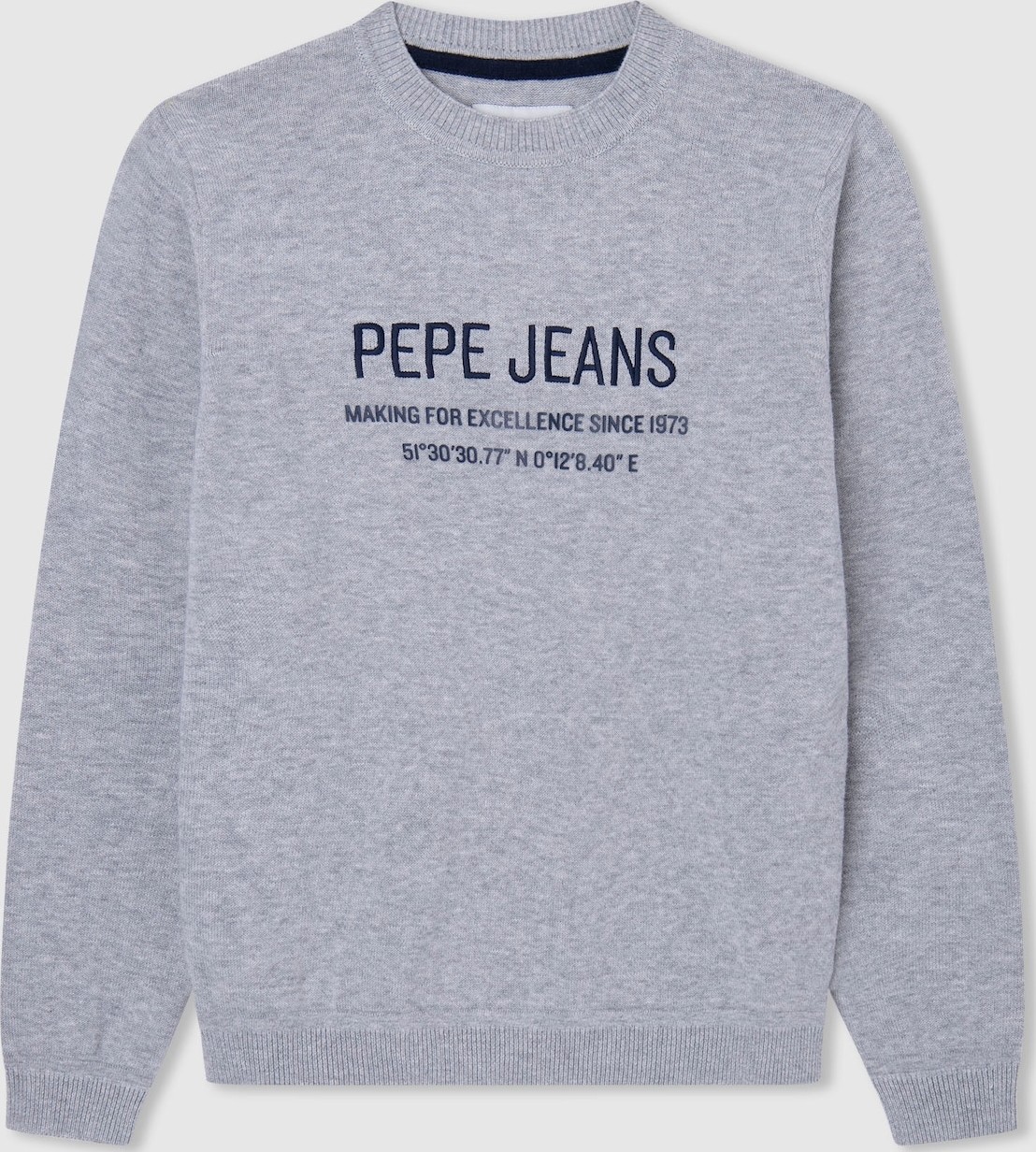 Svetr 'Keops' Pepe Jeans kobaltová modř / šedý melír