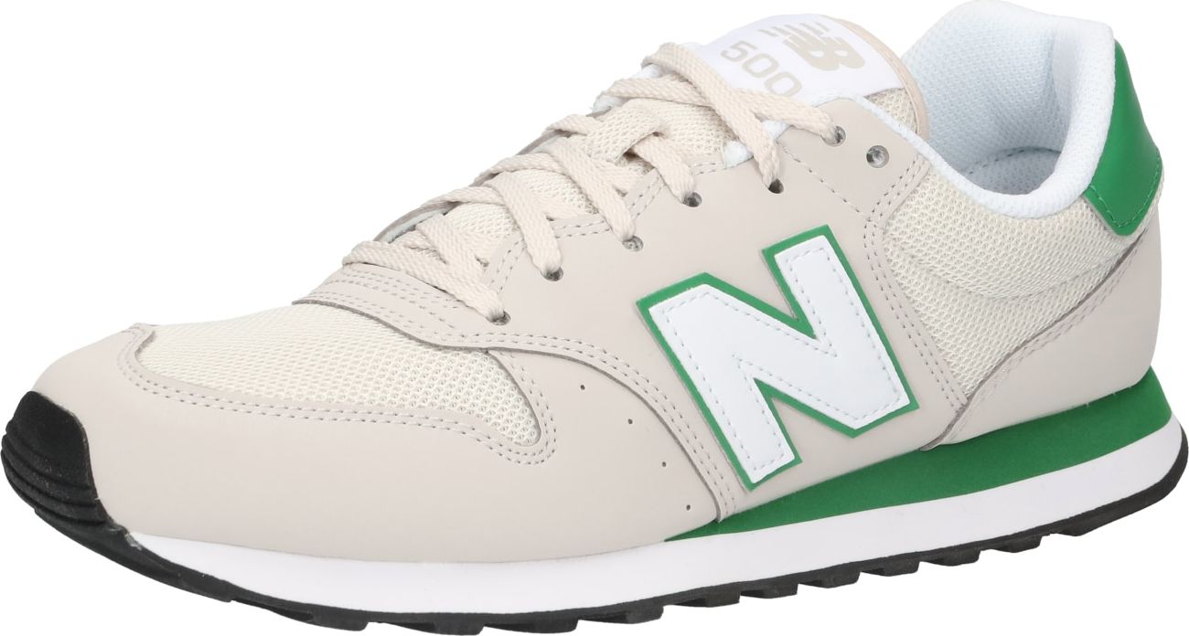 Tenisky '500' New Balance světle šedá / trávově zelená / bílá