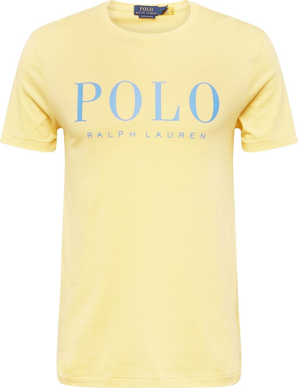 Tričko Polo Ralph Lauren světlemodrá / světle žlutá