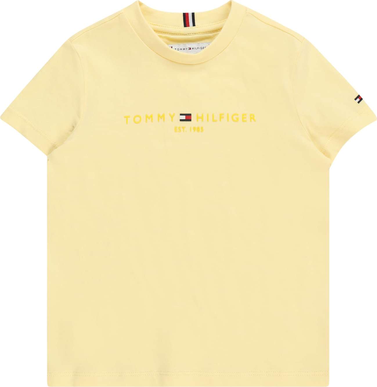 Tričko Tommy Hilfiger žlutá / tmavě žlutá