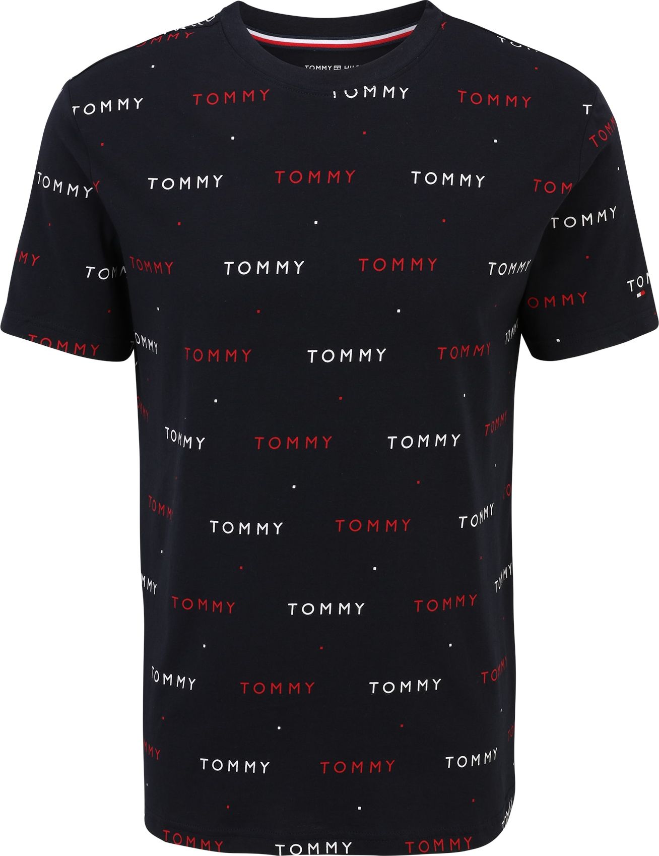 Tričko Tommy Hilfiger Underwear tmavě modrá / červená / bílá