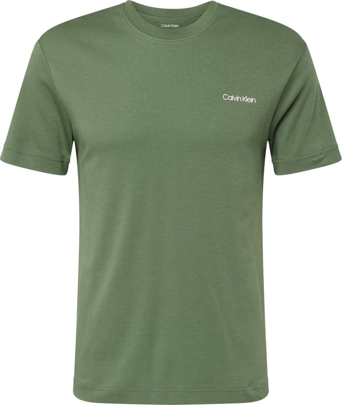 Tričko Calvin Klein zelená / bílá