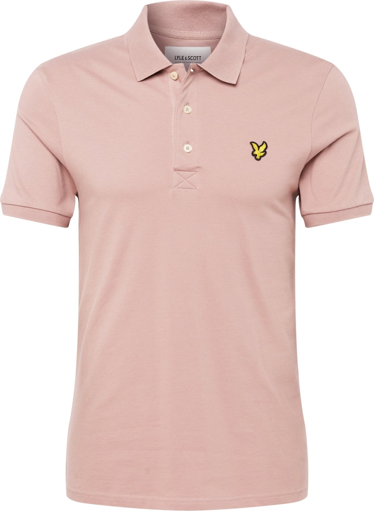 Tričko Lyle & Scott žlutá / pudrová / černá