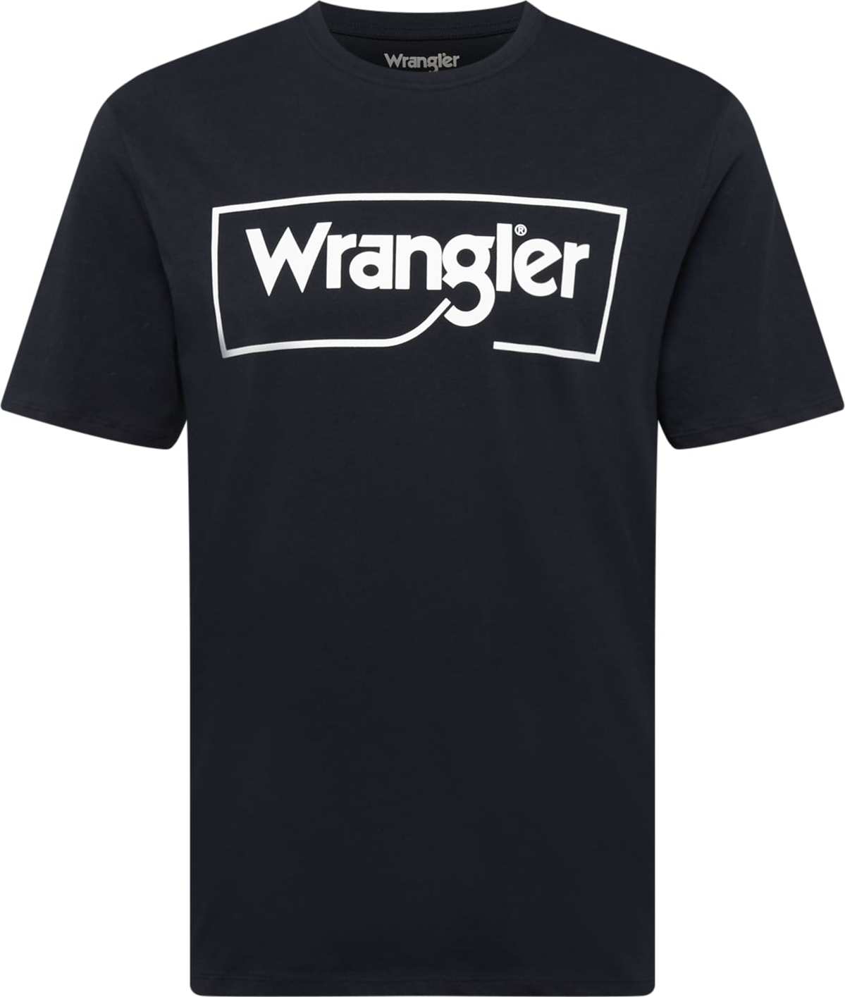 Tričko Wrangler černá / bílá