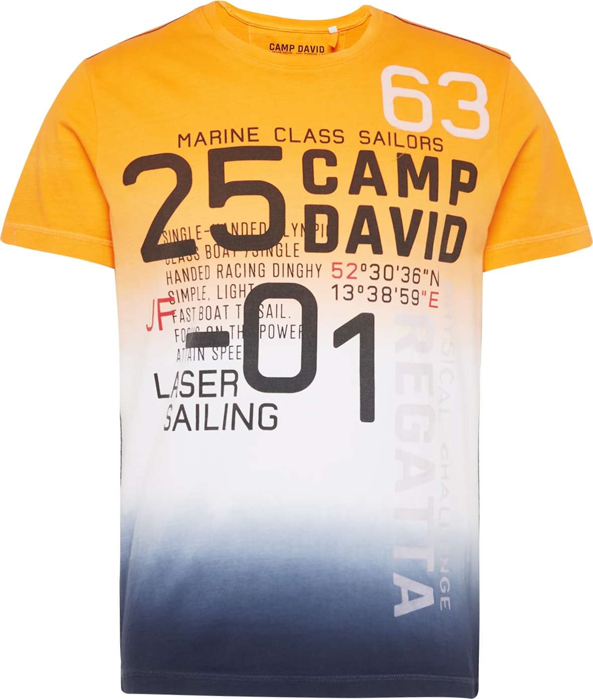 Tričko camp david oranžová