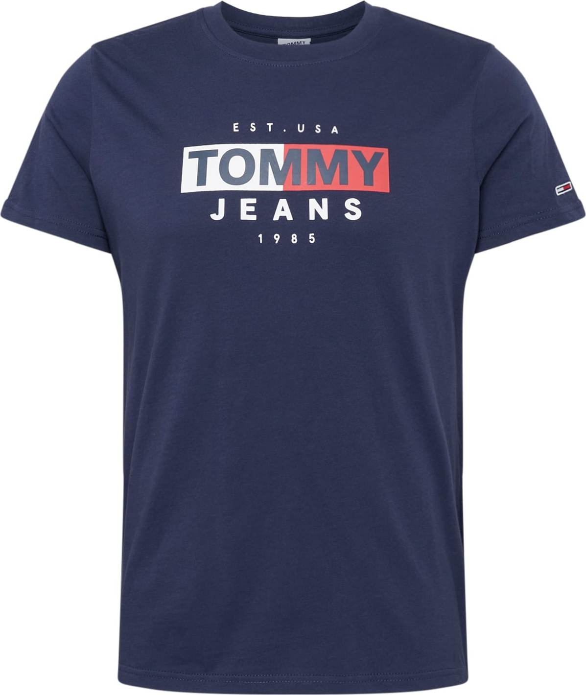 Tričko Tommy Jeans námořnická modř / červená / bílá