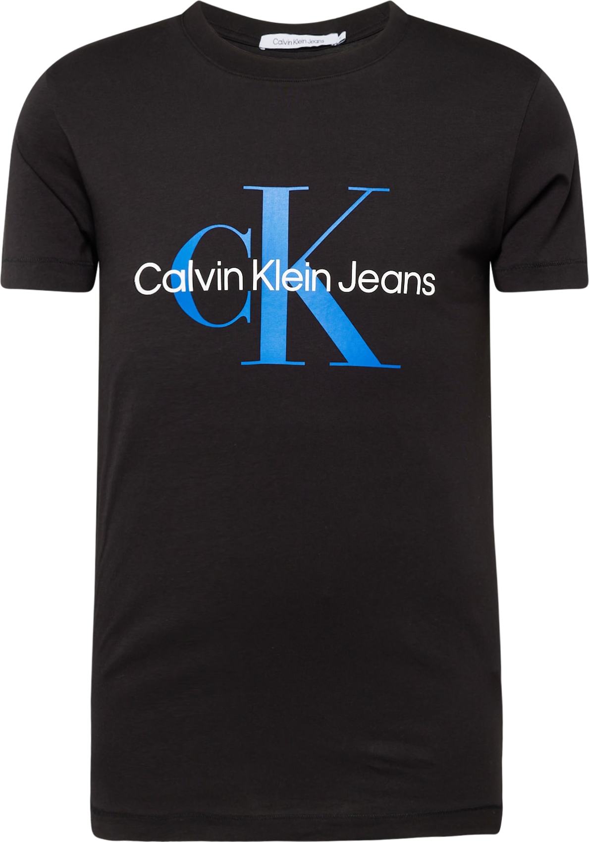 Tričko Calvin Klein Jeans modrá / černá / bílá