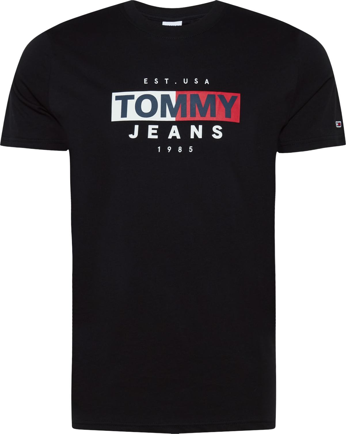 Tričko Tommy Jeans námořnická modř / červená / černá / bílá