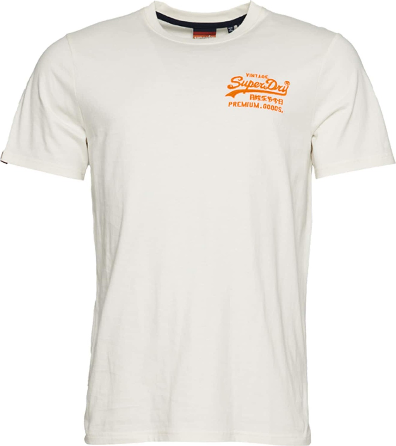 Tričko Superdry oranžová / přírodní bílá