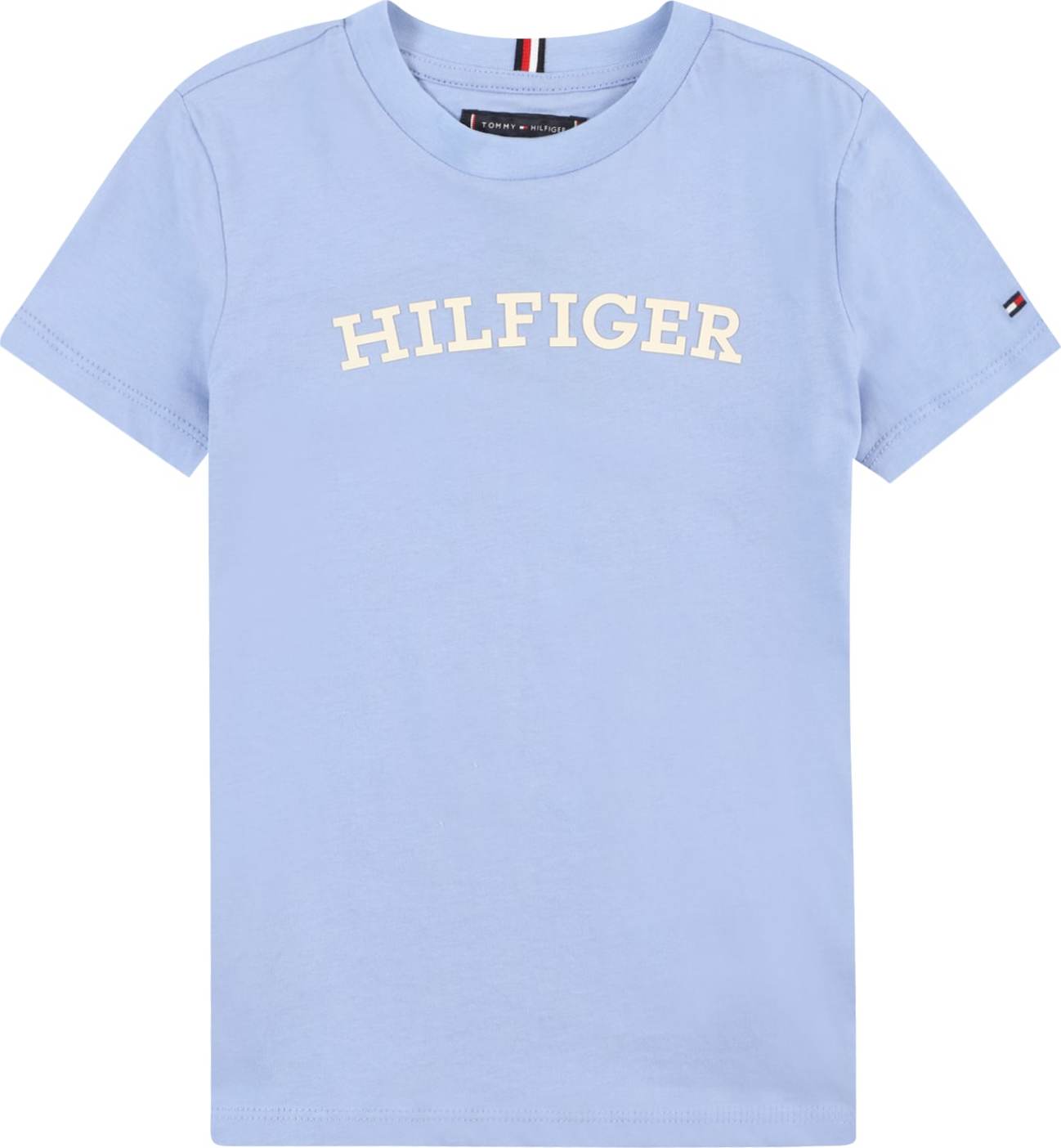 Tričko Tommy Hilfiger námořnická modř / kouřově modrá / červená / bílá