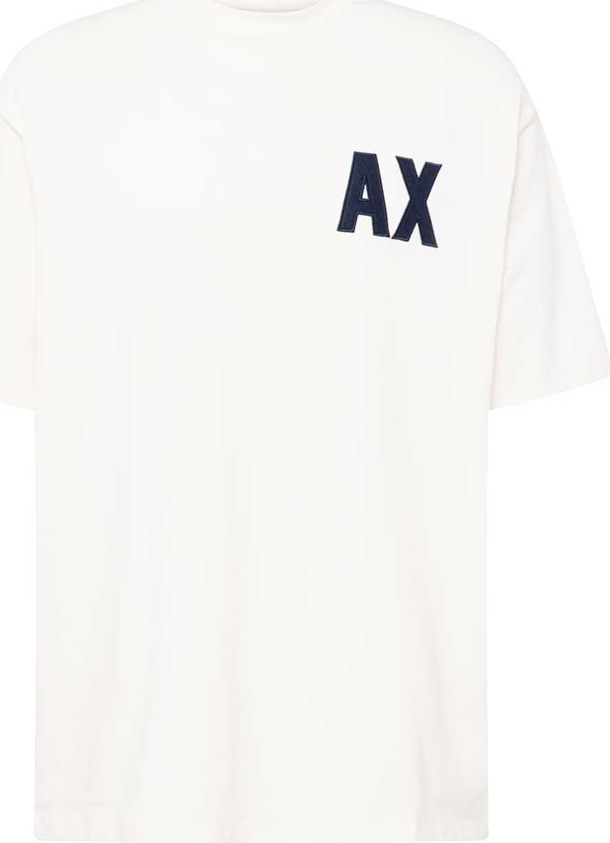 Tričko Armani Exchange námořnická modř / offwhite