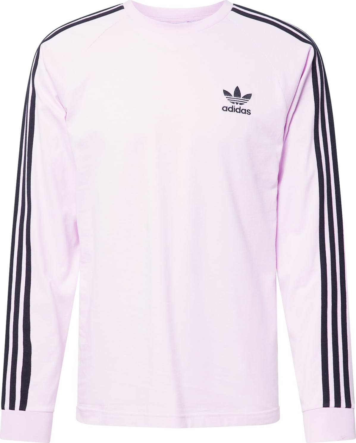 Tričko adidas Originals pastelová fialová / černá