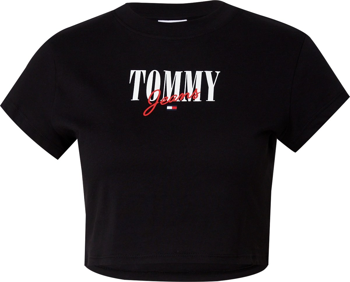 Tričko Tommy Jeans černá