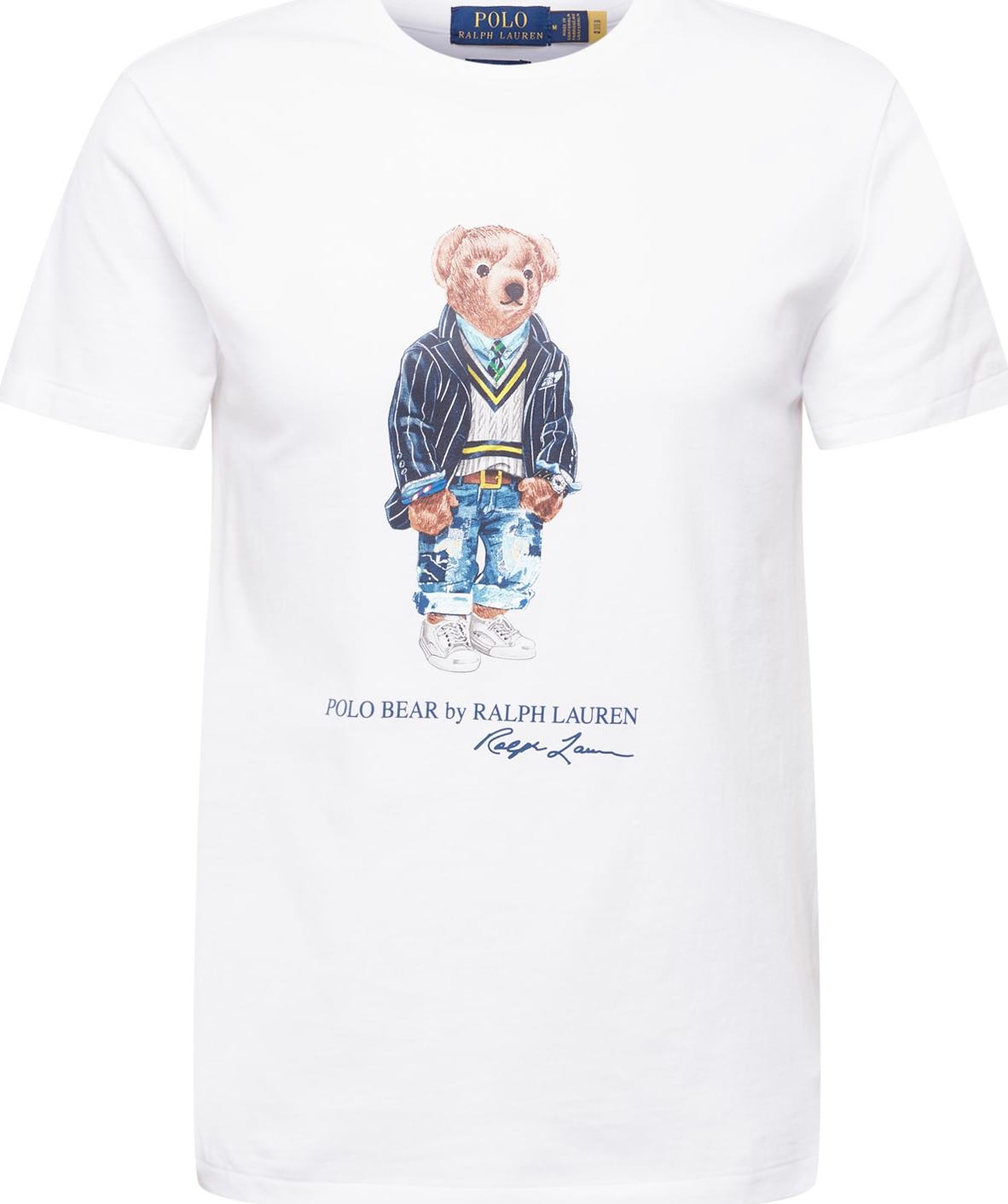 Tričko Polo Ralph Lauren modrá / námořnická modř / hnědá / žlutá / bílá