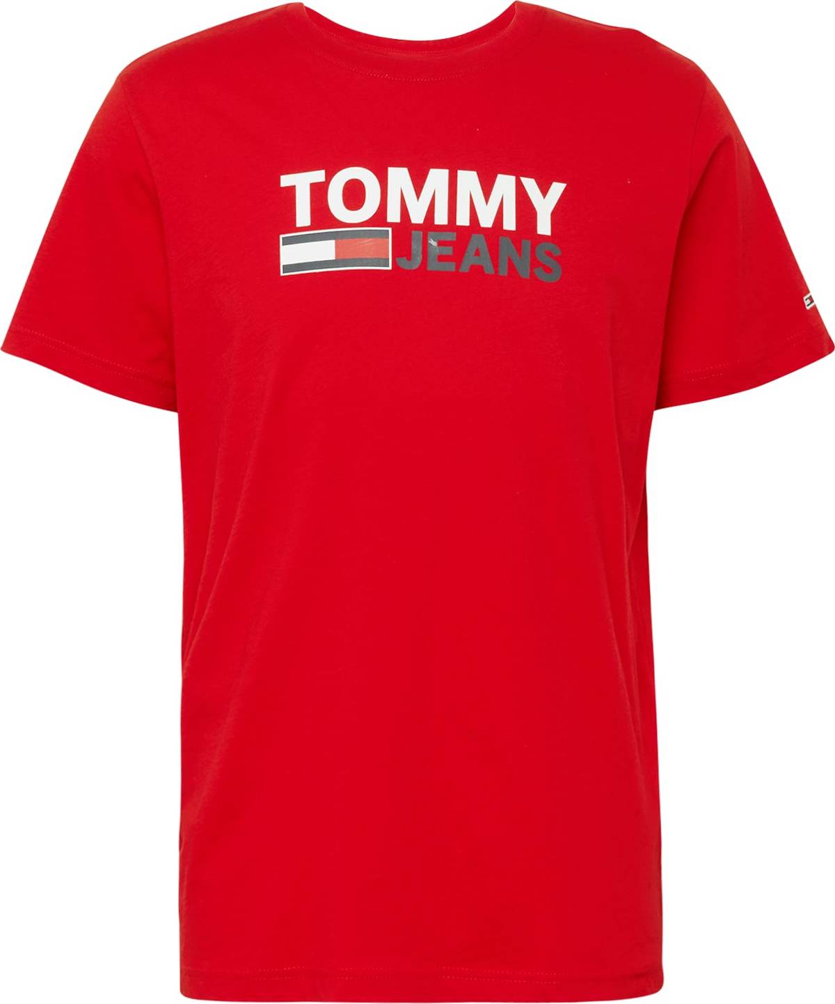 Tričko Tommy Hilfiger marine modrá / červená / bílá