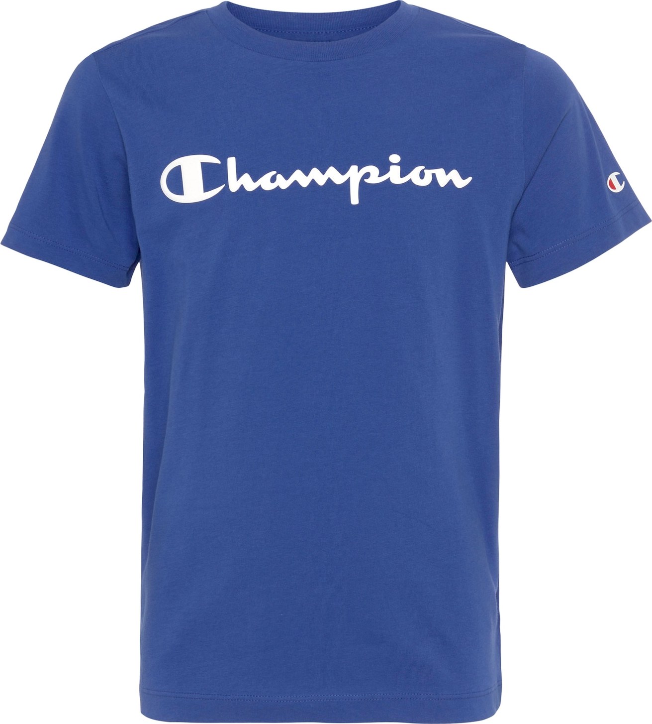 Tričko Champion Authentic Athletic Apparel modrá / bílá