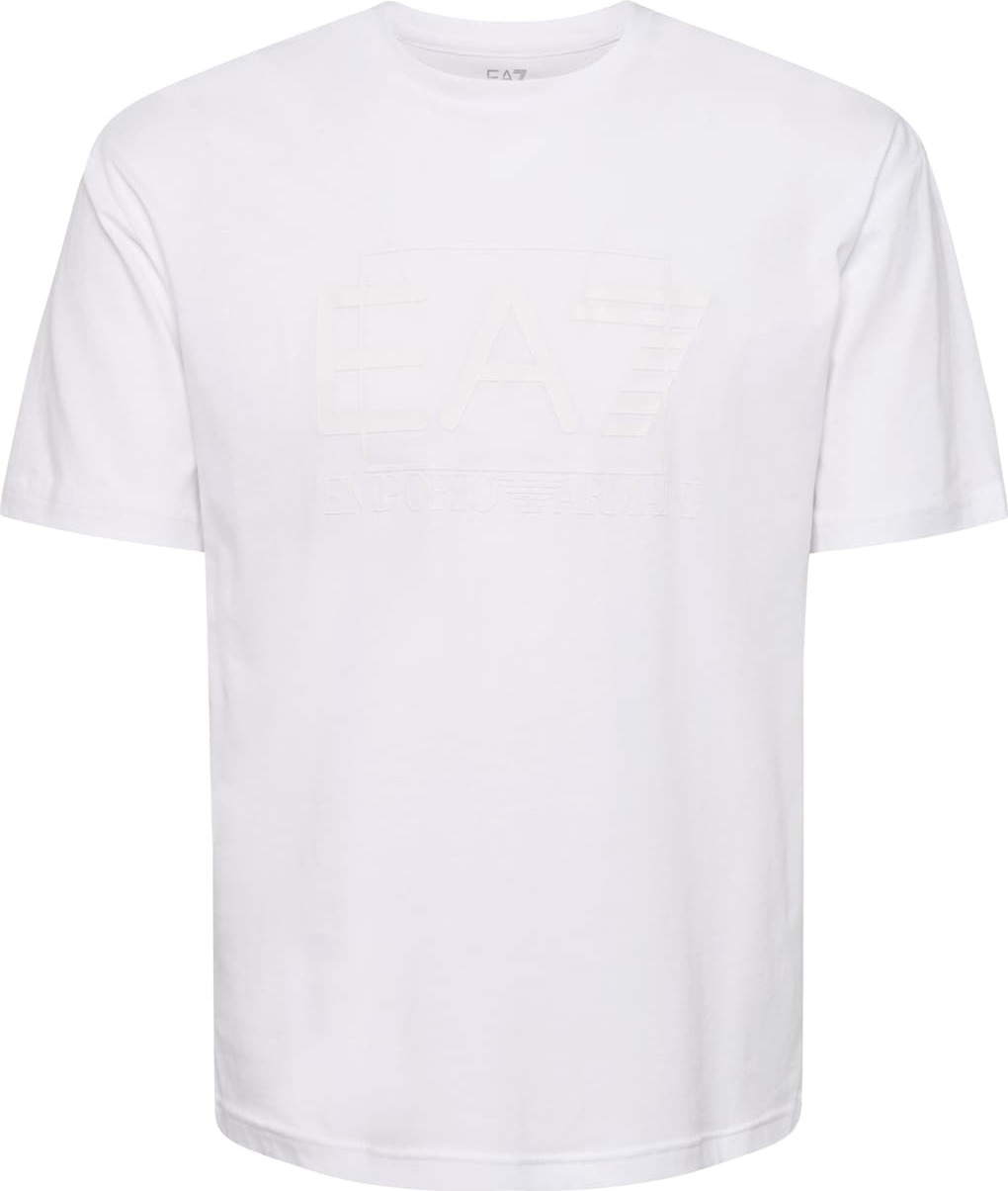 Tričko EA7 Emporio Armani offwhite