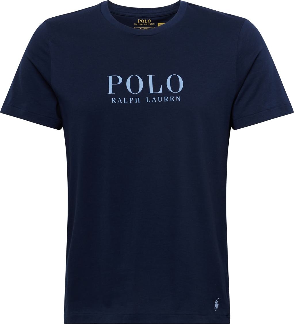 Tričko Polo Ralph Lauren námořnická modř / světlemodrá