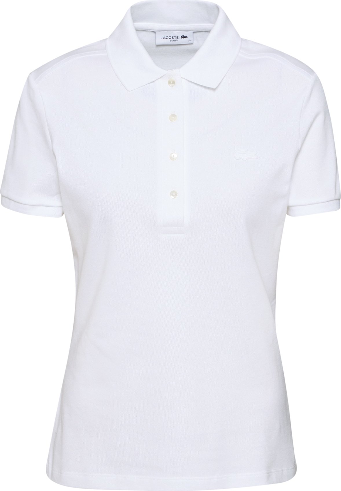 Tričko 'CHEMISE' Lacoste bílá