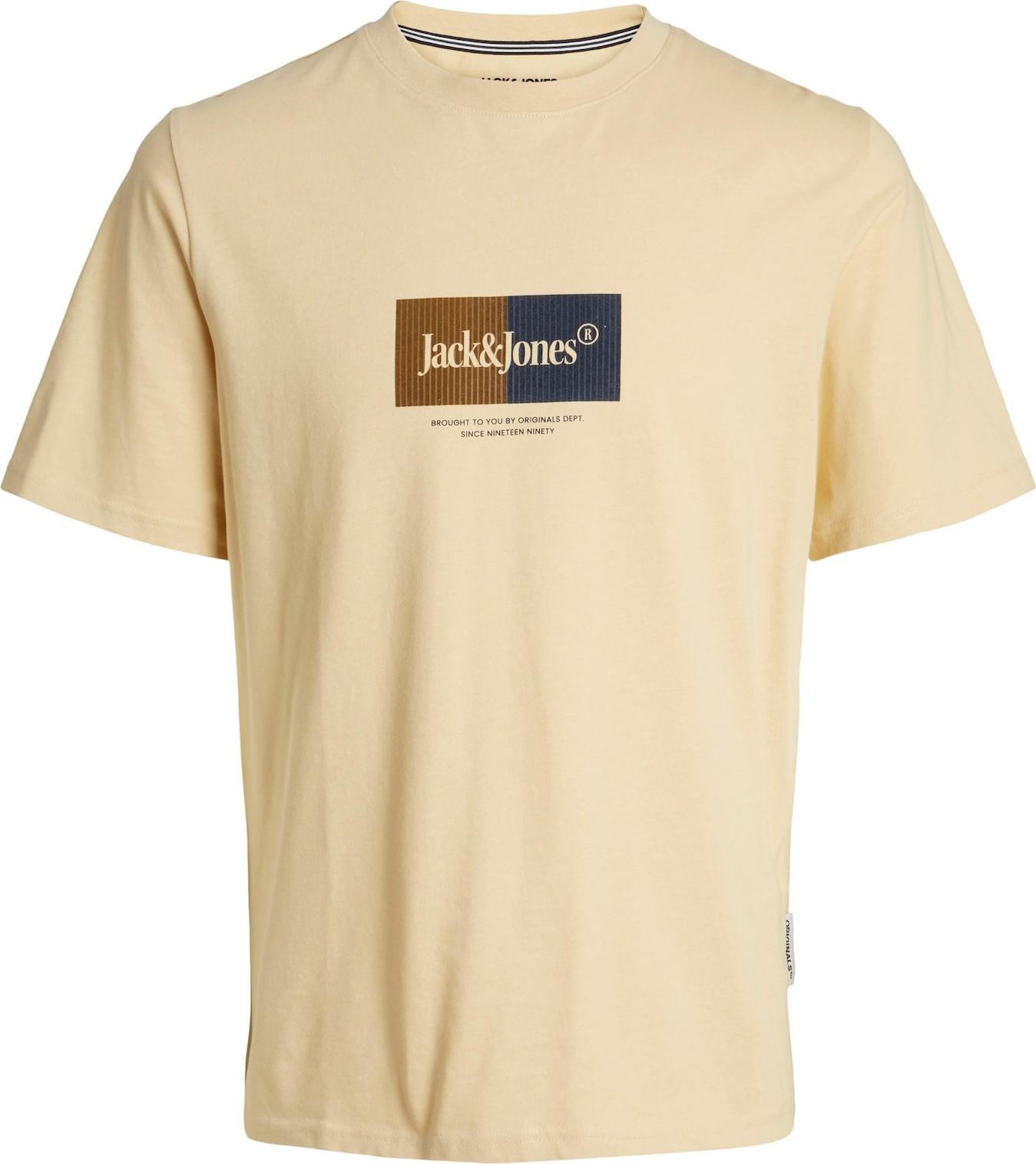 Tričko 'DALSTON' jack & jones pastelově žlutá