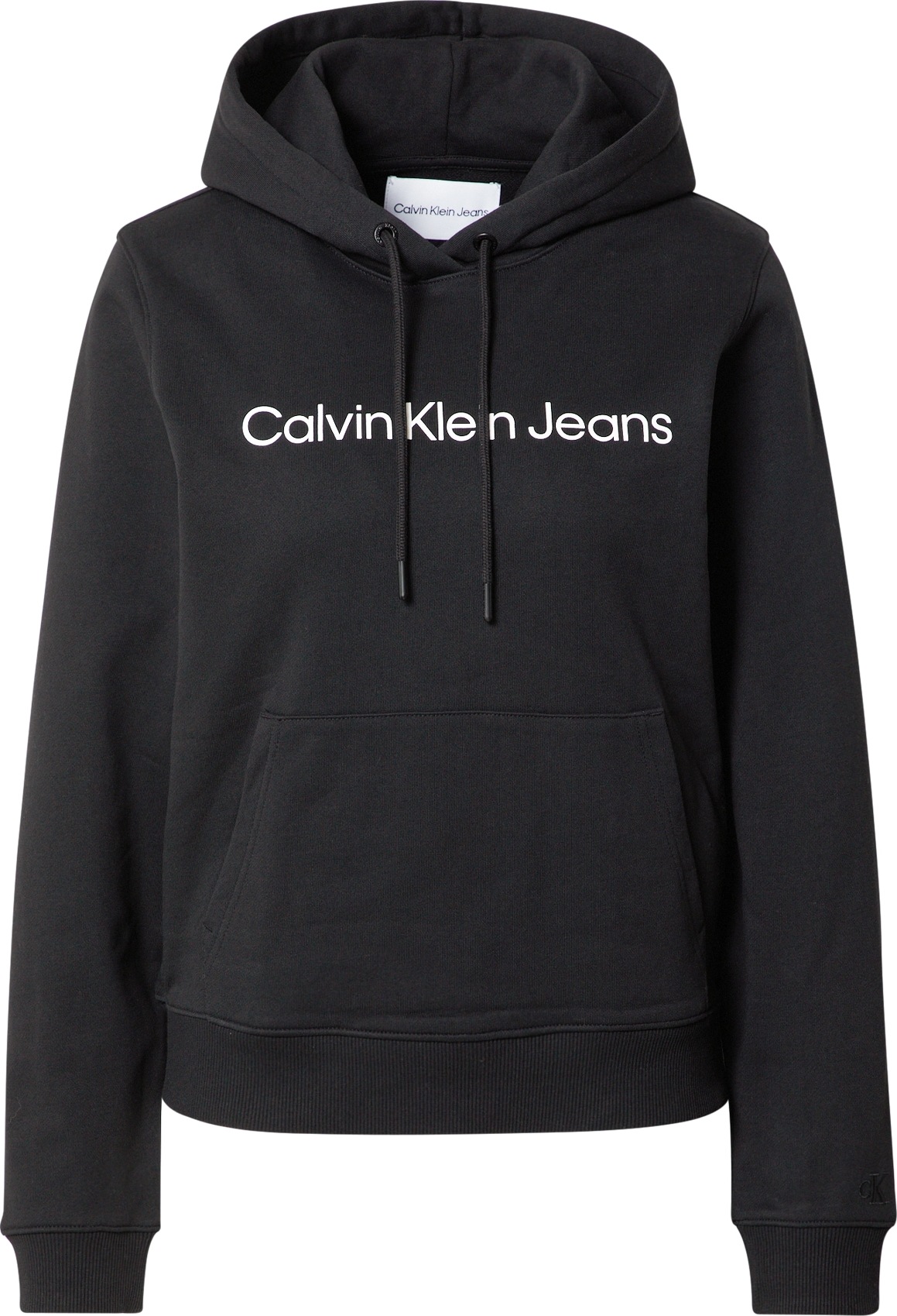 Mikina Calvin Klein Jeans černá / bílá