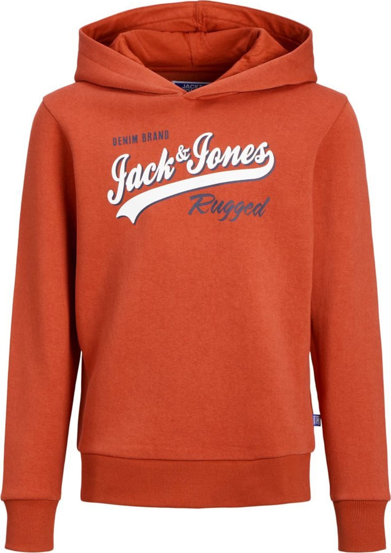 Mikina Jack & Jones Junior oranžová / rezavě červená