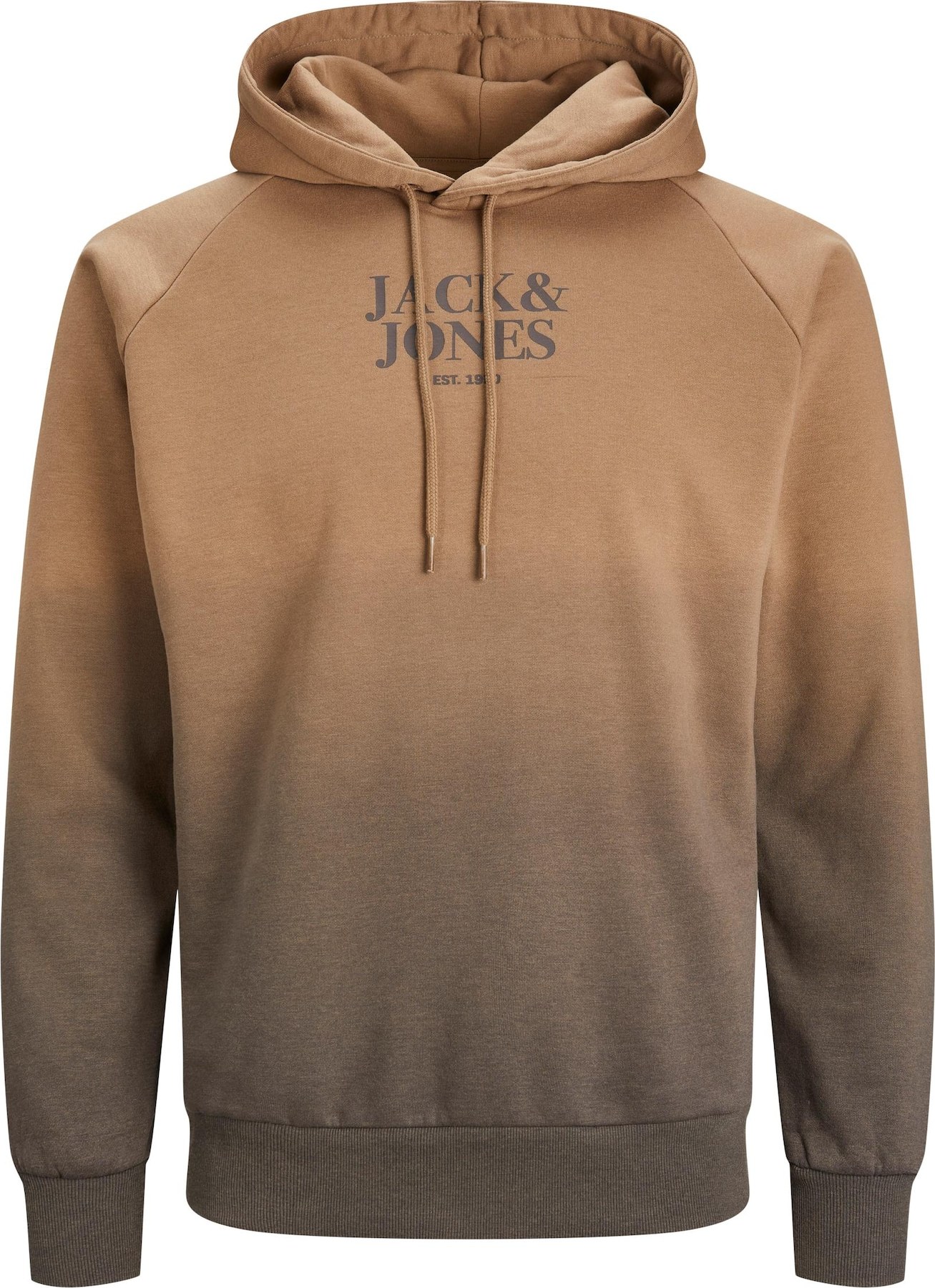 Mikina 'FADE' jack & jones světle hnědá