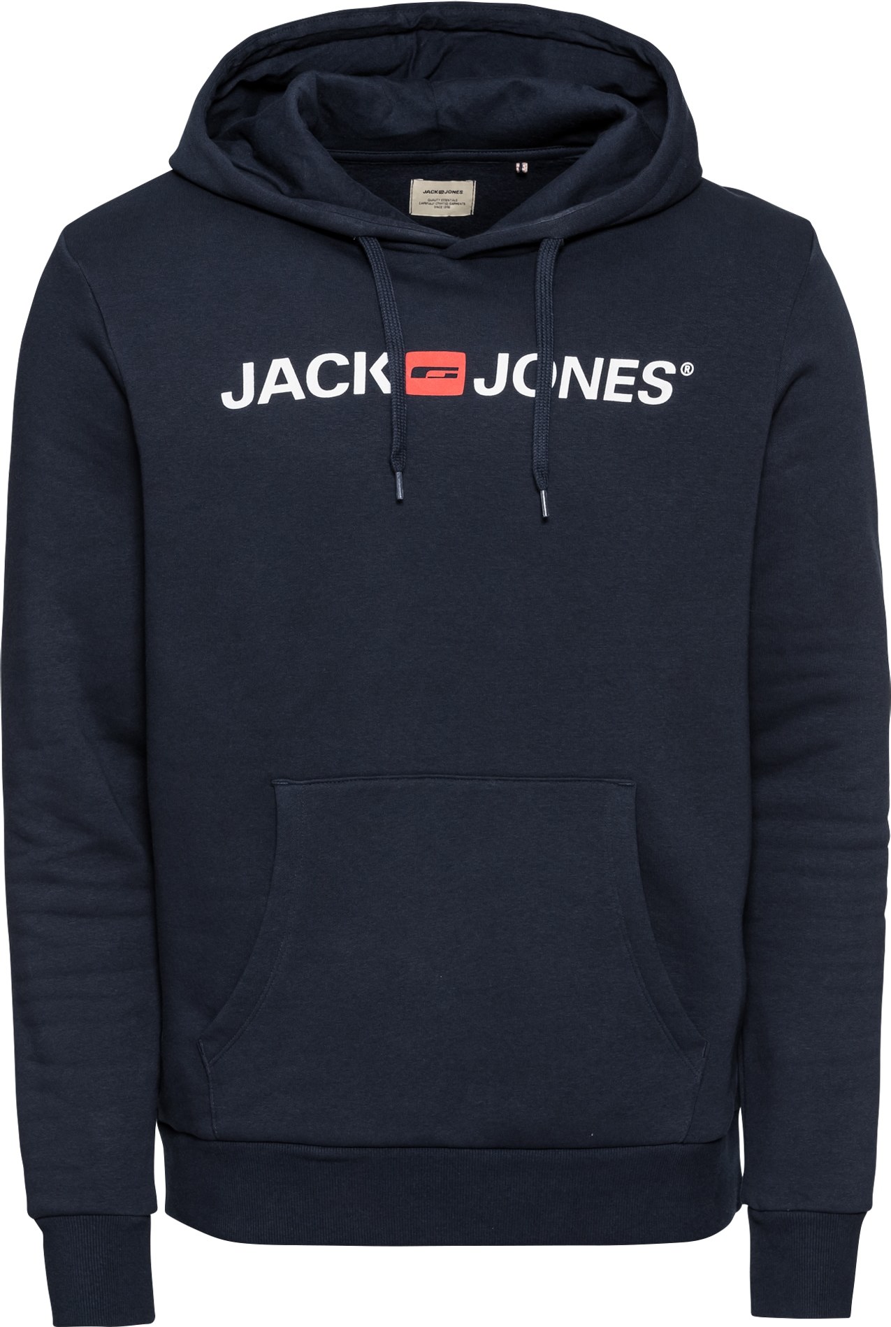 Mikina jack & jones námořnická modř / červená / bílá