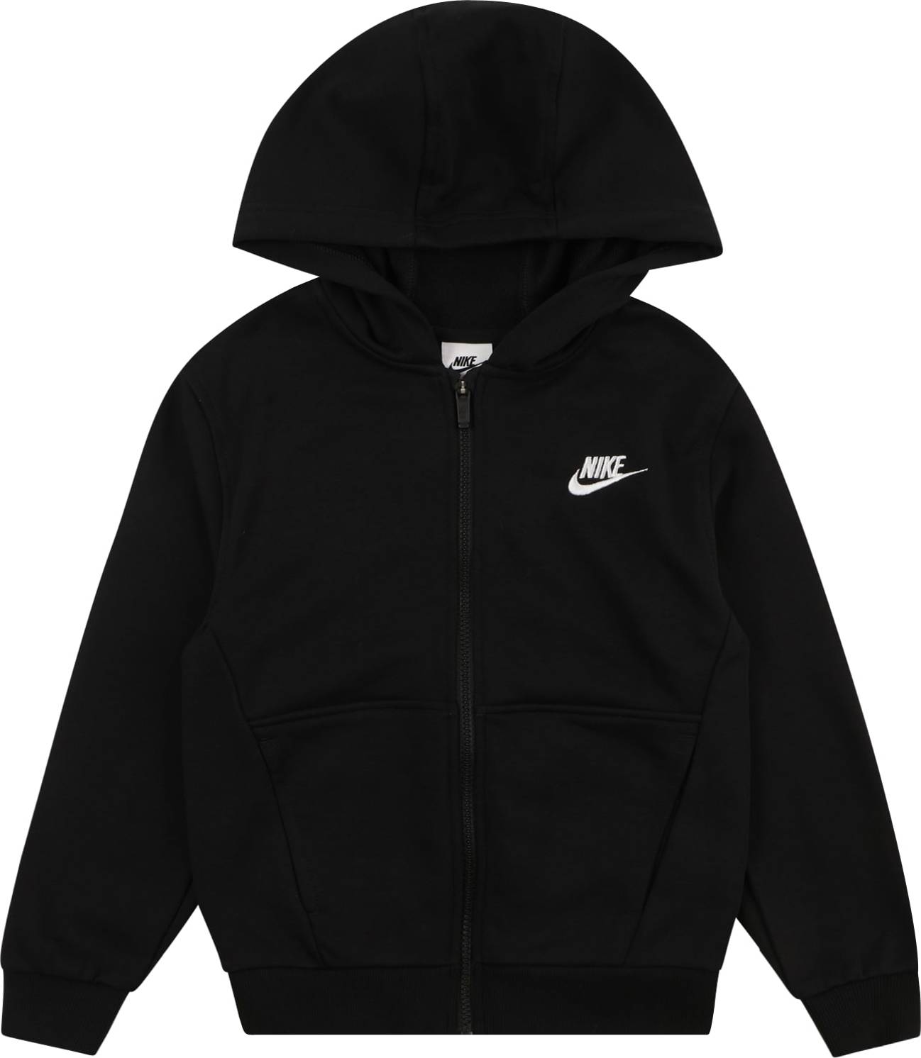 Mikina Nike Sportswear černá / bílá