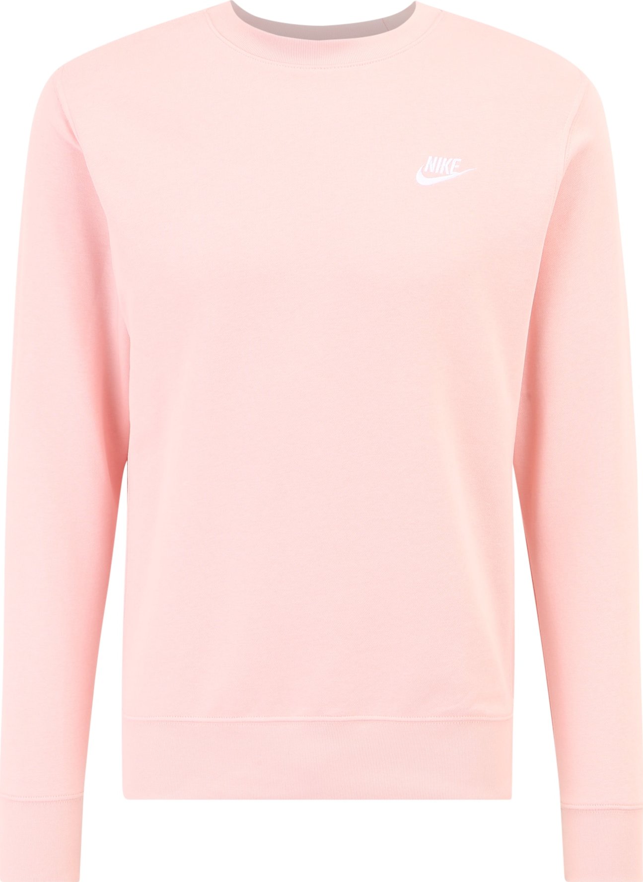 Mikina Nike Sportswear pastelově růžová / bílá