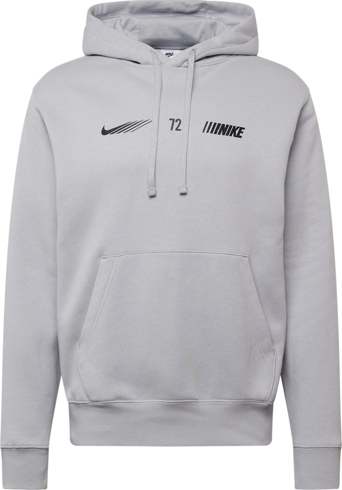 Mikina Nike Sportswear světle šedá / černá