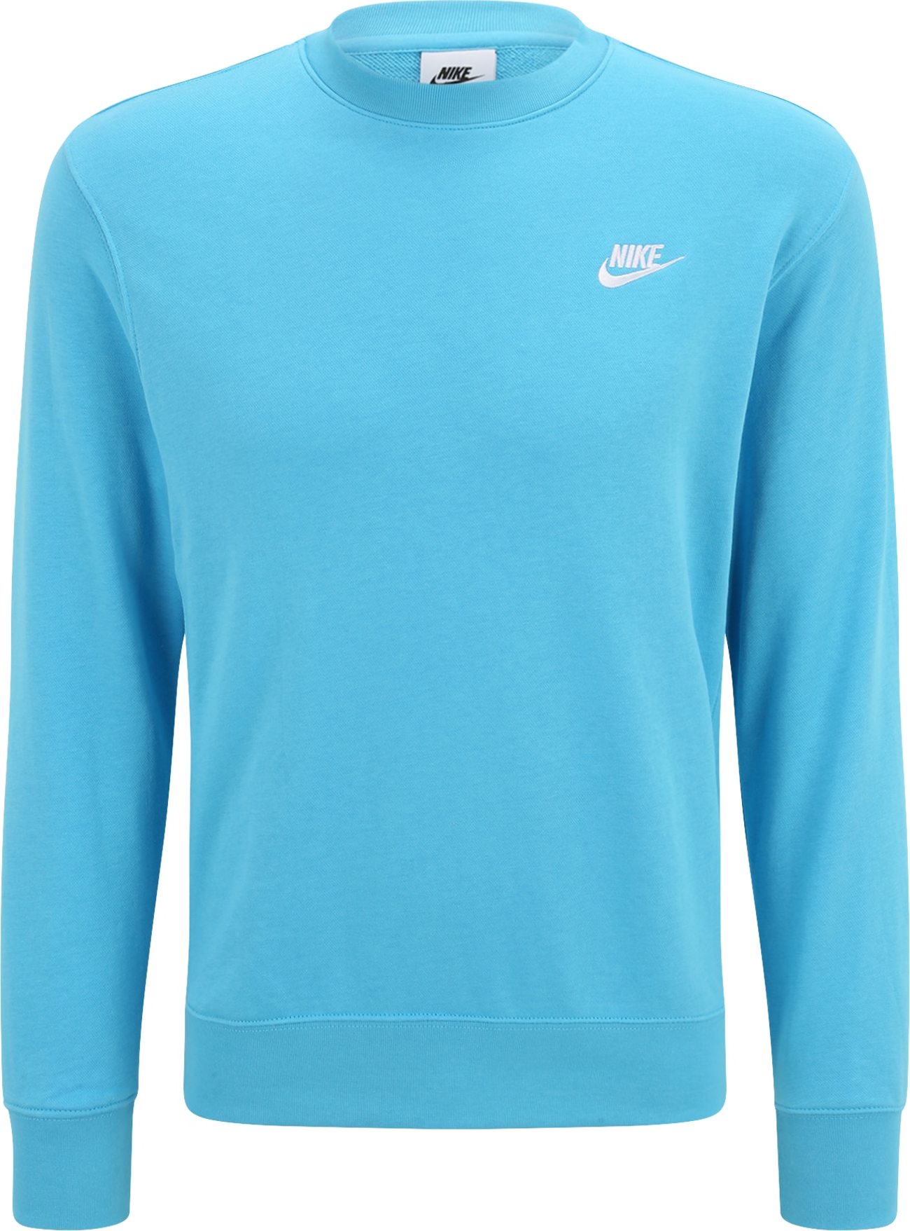 Mikina Nike Sportswear světlemodrá / bílá