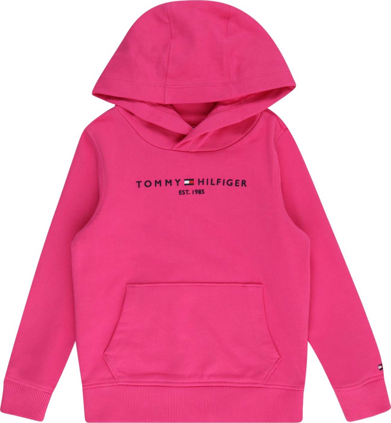 Mikina Tommy Hilfiger námořnická modř / magenta / offwhite