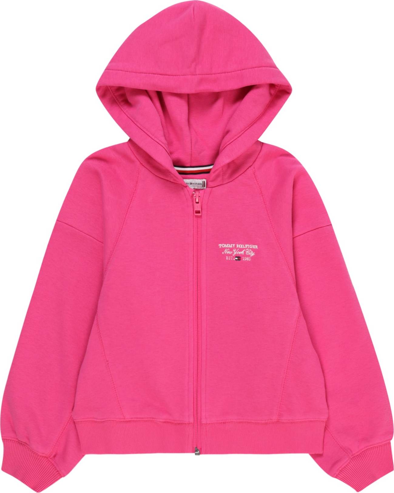 Mikina Tommy Hilfiger námořnická modř / pink / červená / bílá