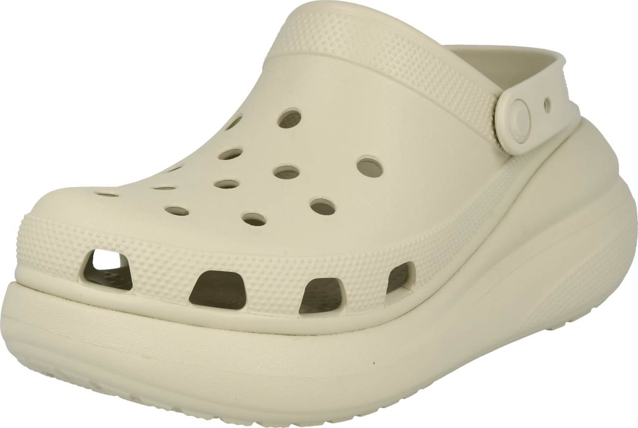 Pantofle Crocs starobéžová